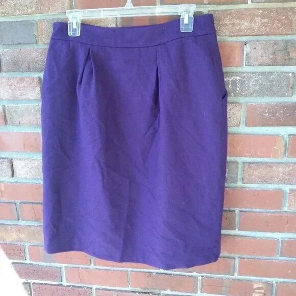 Simply Vera Purple wool skirt - Picture 4 of 4
